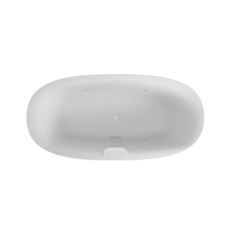 Jacuzzi Arga 69-Inch Freestanding Whirlpool Bathtub [JAGF6934PCL6IPW/M] (SAK85921) by SAKSBY WHOLESALE