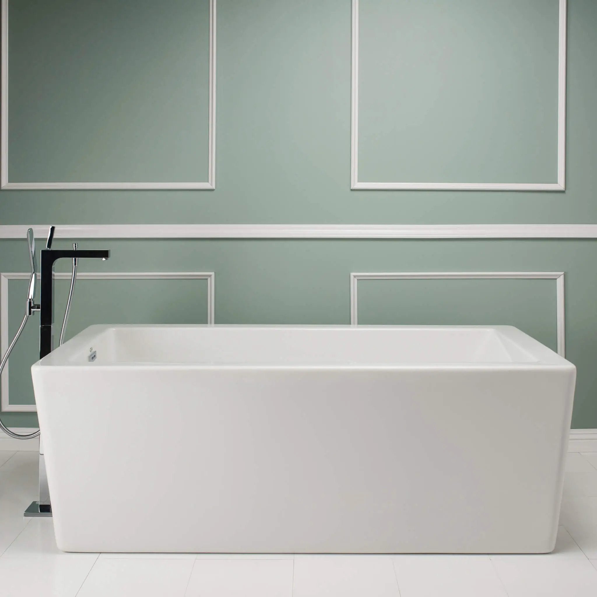 Jacuzzi Bianca 66-Inch Acrylic Freestanding Soaking Tub [JBIF6636BUXXXXW] (SAK24931) by SAKSBY WHOLESALE