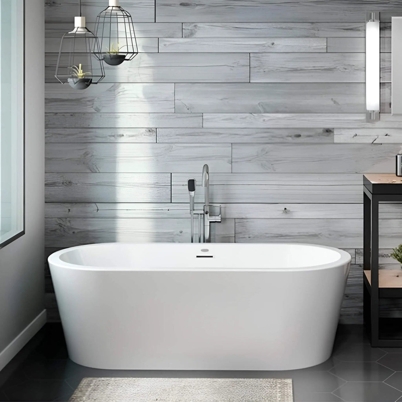 Jacuzzi Celeste 70-Inch Freestanding Ergonomic Soaking Tub [JCEF7032BCXXXXW/G] (SAK50243) by SAKSBY WHOLESALE
