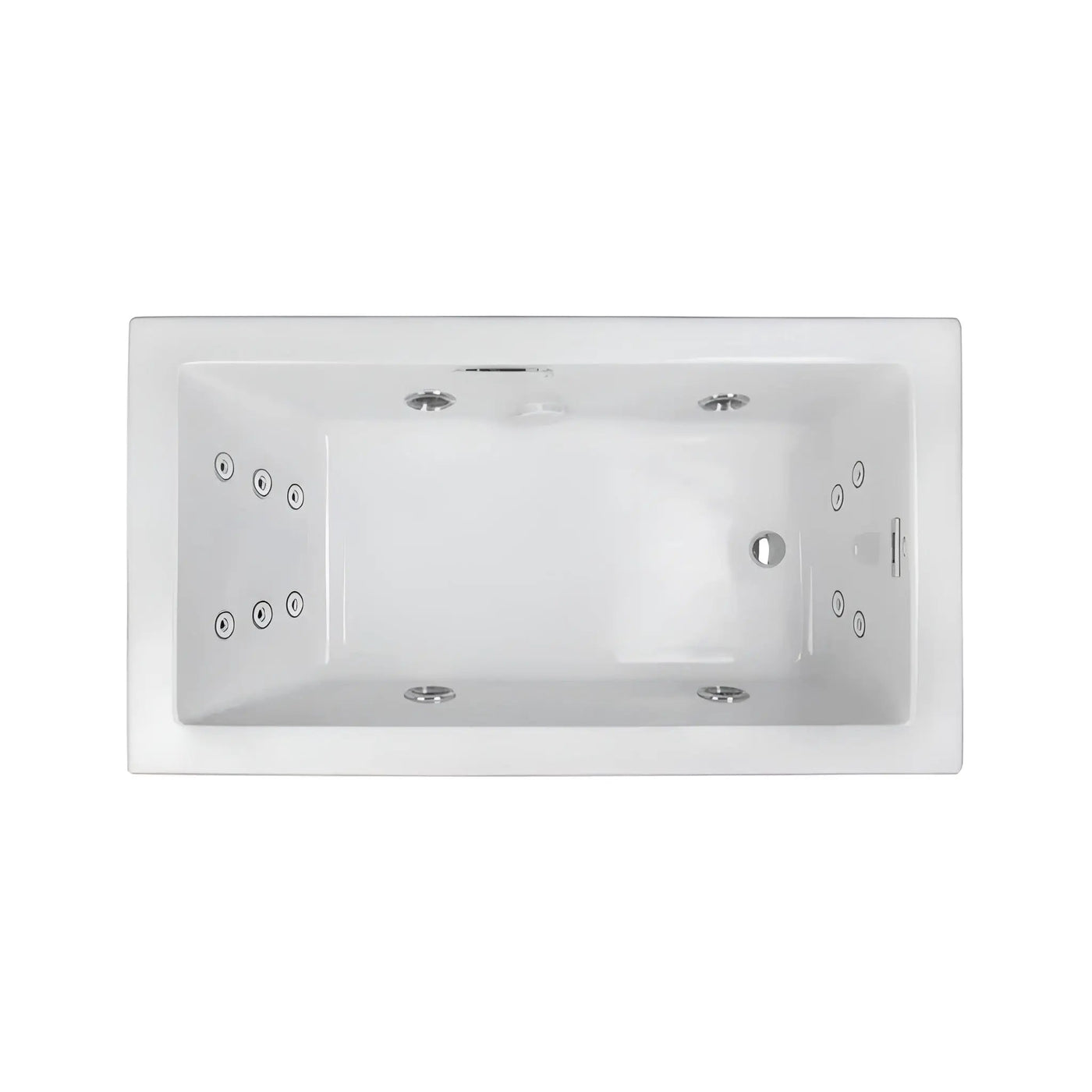 Jacuzzi Elara 72-Inch Drop-In Whirlpool Bathtub With 10 AccuPro Jet [JELA7242WRL2HX] (SAK32651) by SAKSBY WHOLESALE