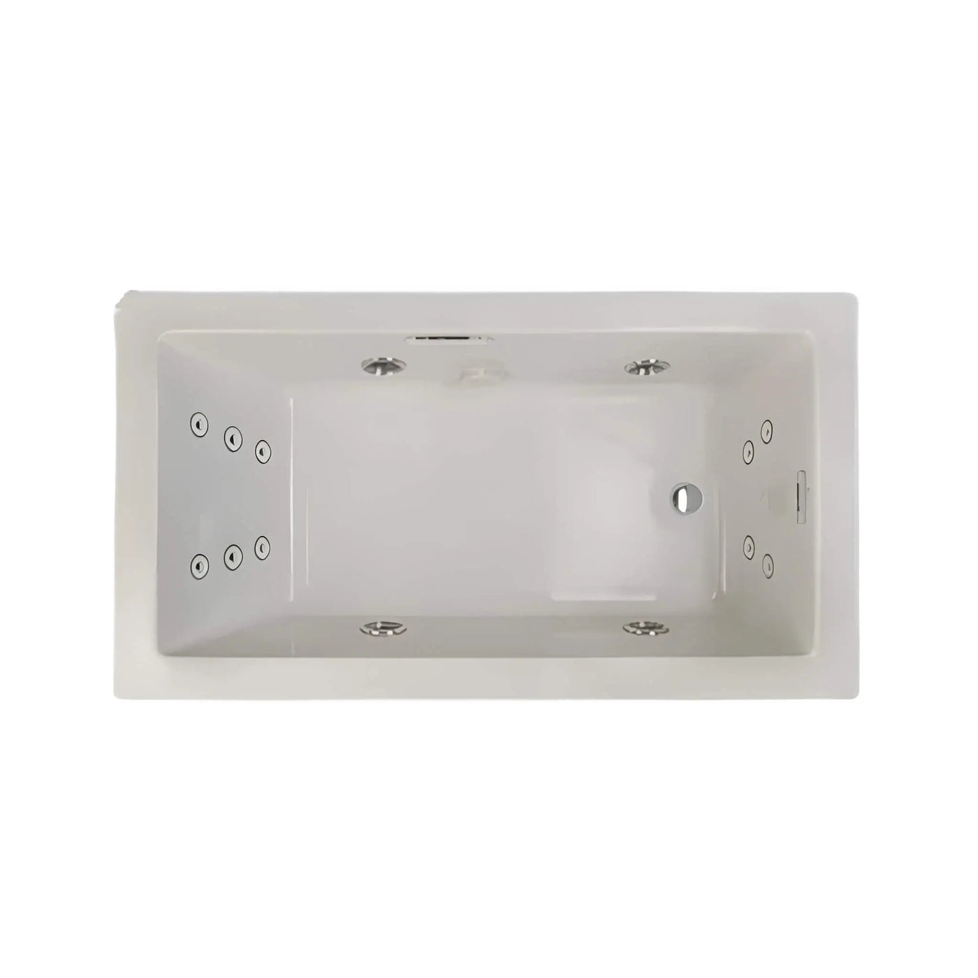 Jacuzzi Elara 72-Inch Drop-In Whirlpool Bathtub With 10 AccuPro Jet [JELA7242WRL2HX] (SAK32651) by SAKSBY WHOLESALE