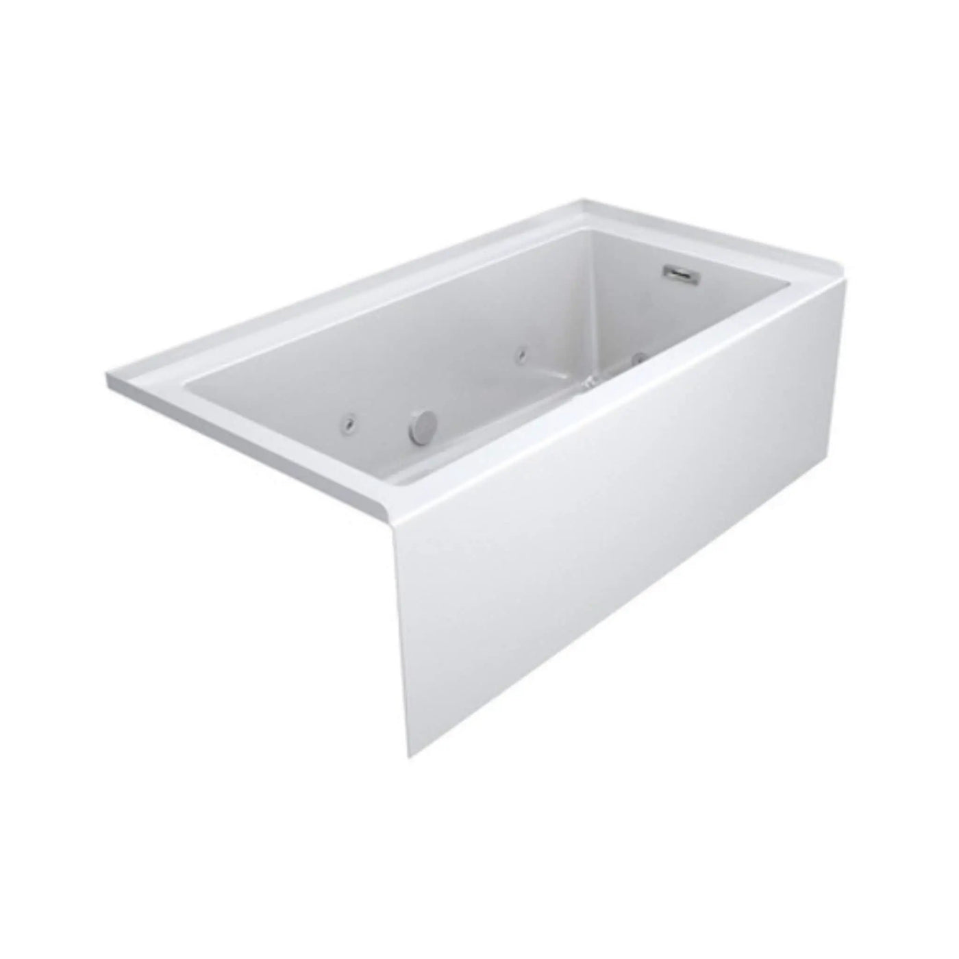 Jacuzzi Linea 60-Inch 3-Wall Alcove Whirlpool Bathtub With 8 Jets [JLNS6030WRL2XXWW/WC] (SAK35610) by SAKSBY WHOLESALE