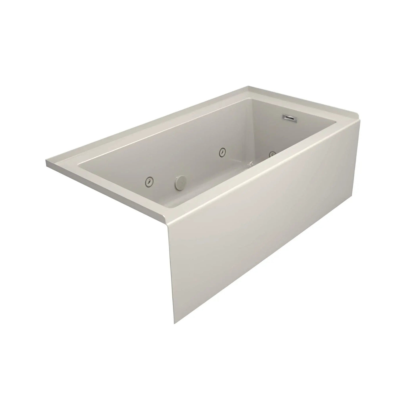 Jacuzzi Linea 60-Inch Luxury 3 Wall Alcove Whirlpool Bath With 8 Adjustable Jets [JLNS6032WRL2XXWW/YY] (SAK19326) by SAKSBY WHOLESALE