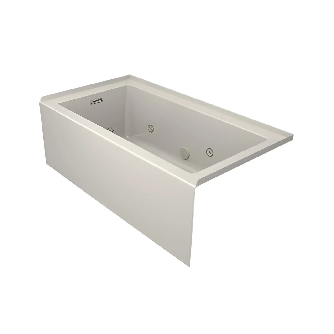 Jacuzzi Linea 60-Inch Acrylic Whirlpool Bathtub With Air And Water Therapy System [JLNS6032WLR2XXWW] (SAK53620) by SAKSBY WHOLESALE
