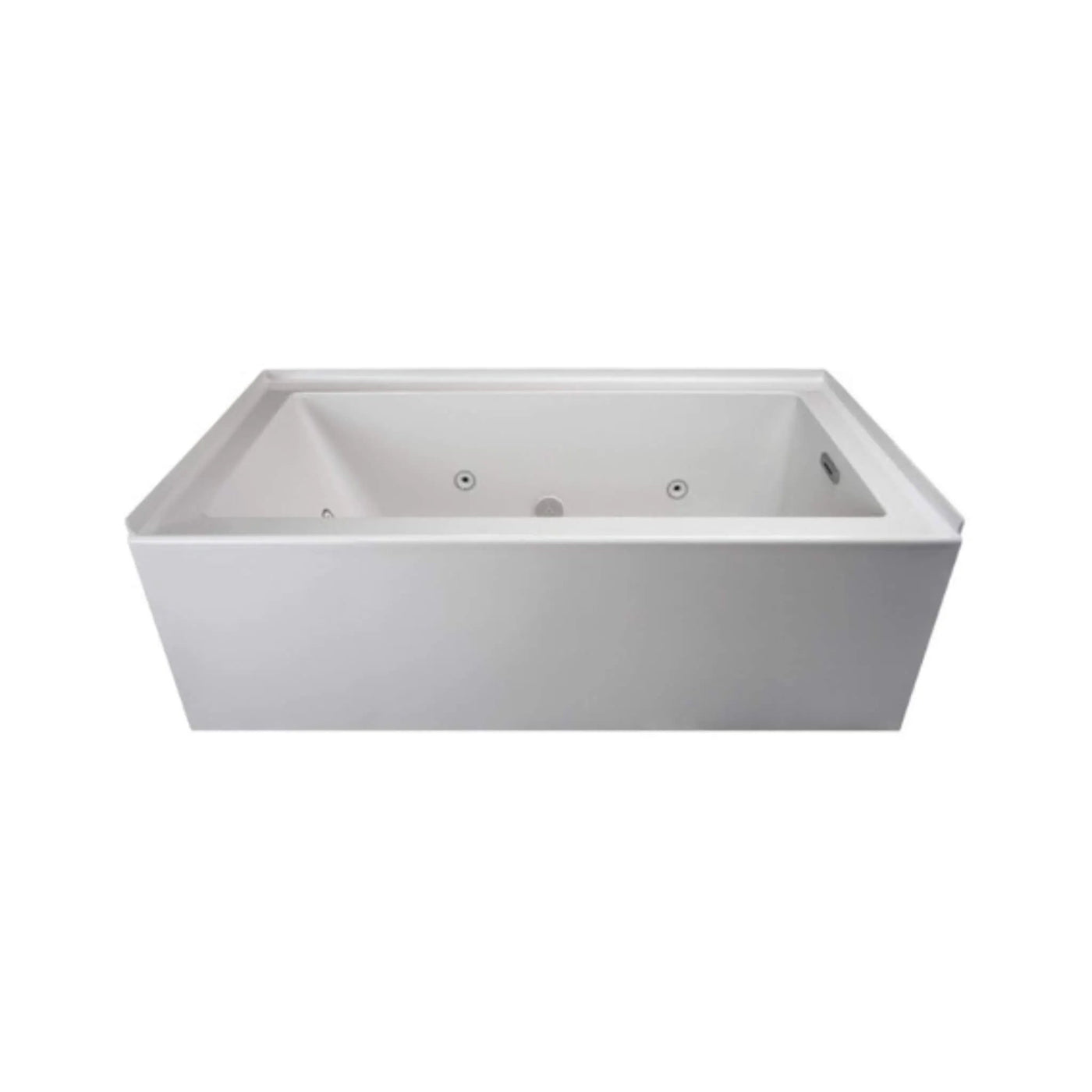 Jacuzzi Linea 60-Inch Luxury 3 Wall Alcove Whirlpool Bath With 8 Adjustable Jets [JLNS6032WRL2XXWW/YY] (SAK19326) by SAKSBY WHOLESALE