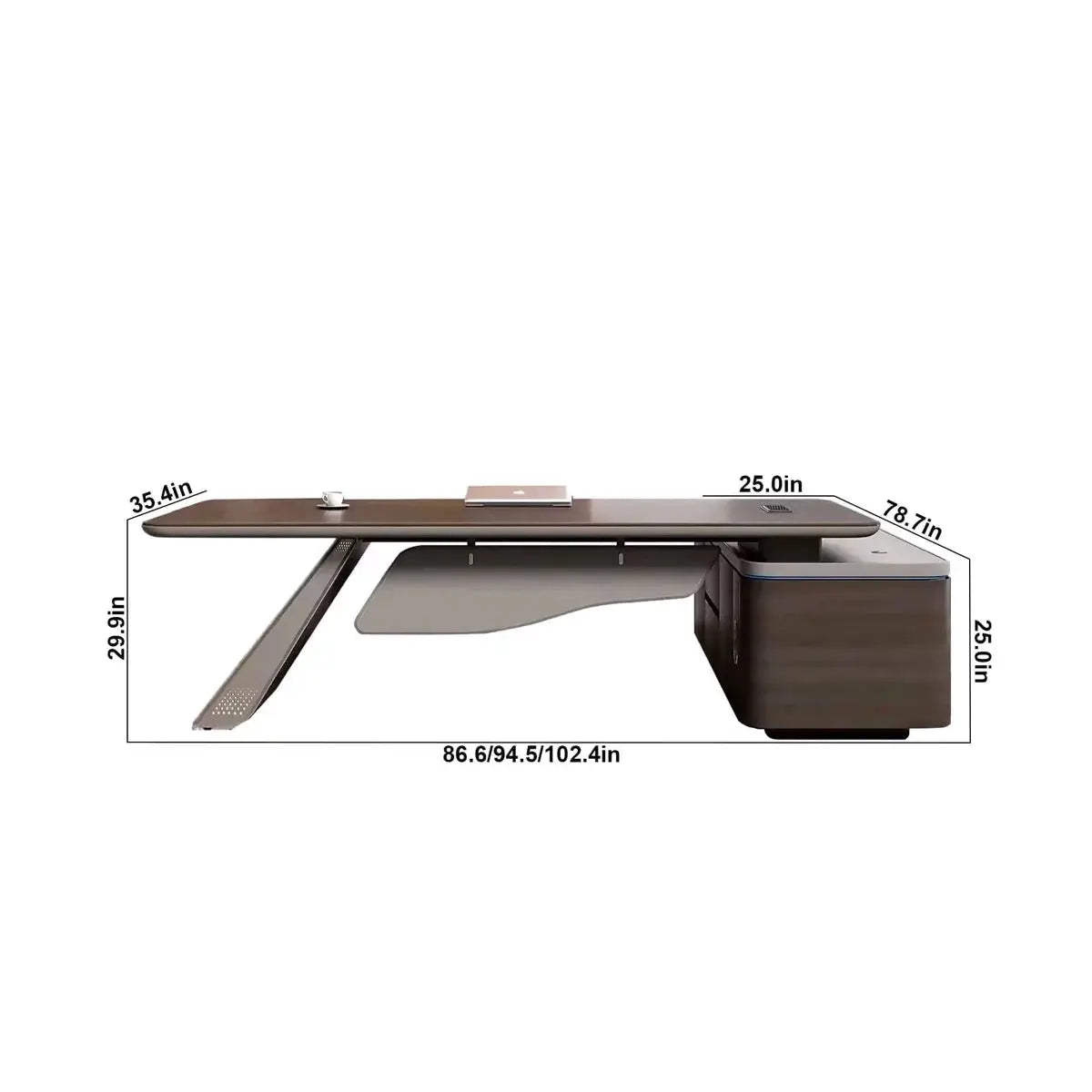 Tanzer · Modern L-Shaped Desk by Arc Grove