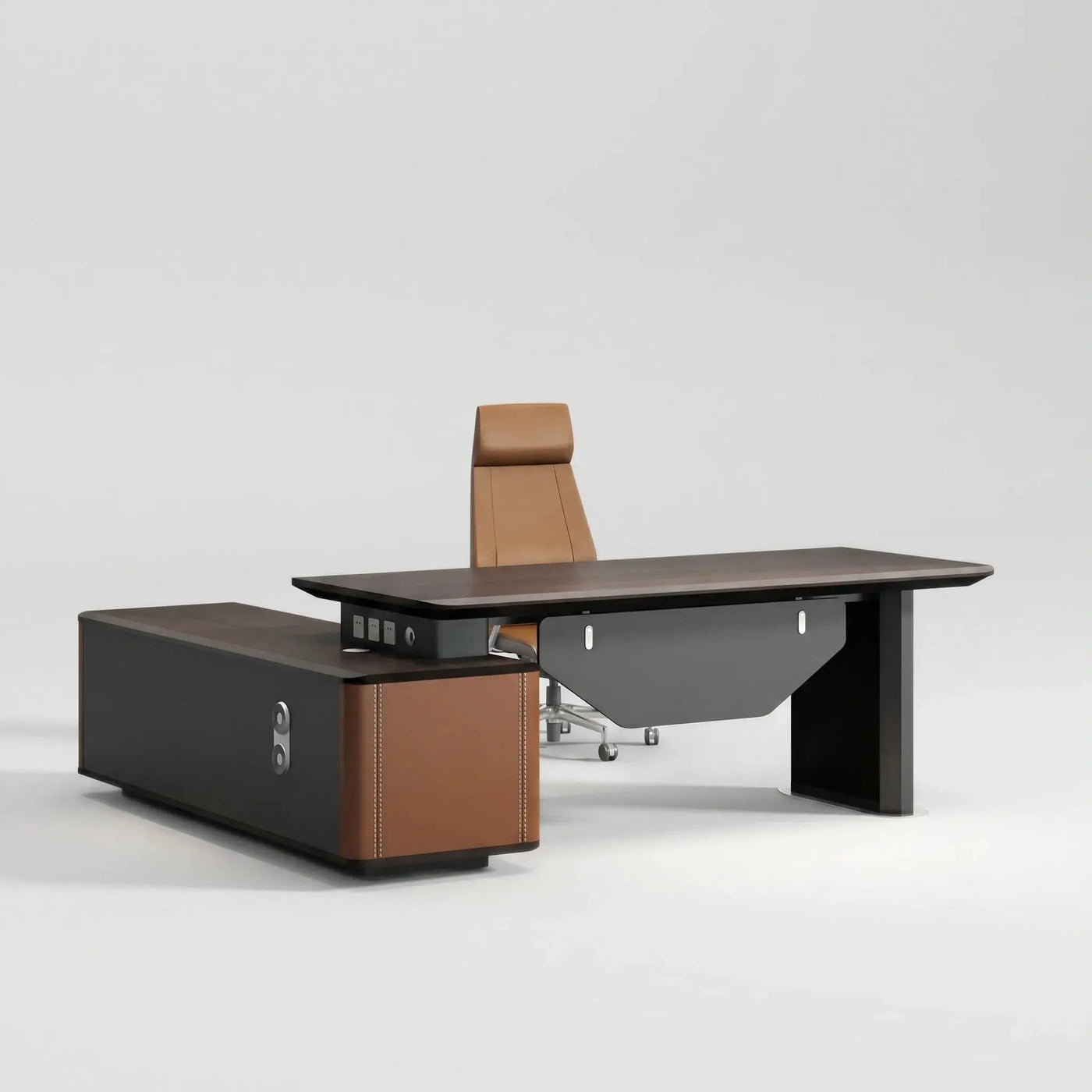 Bentley · Modern L-Shaped Executive Desk by Arc Grove