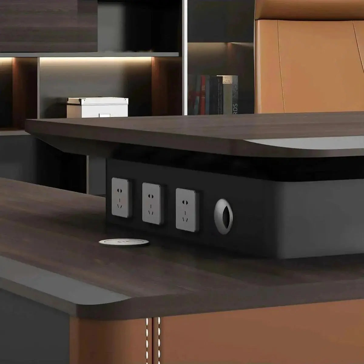 Bentley · Modern L-Shaped Executive Desk by Arc Grove