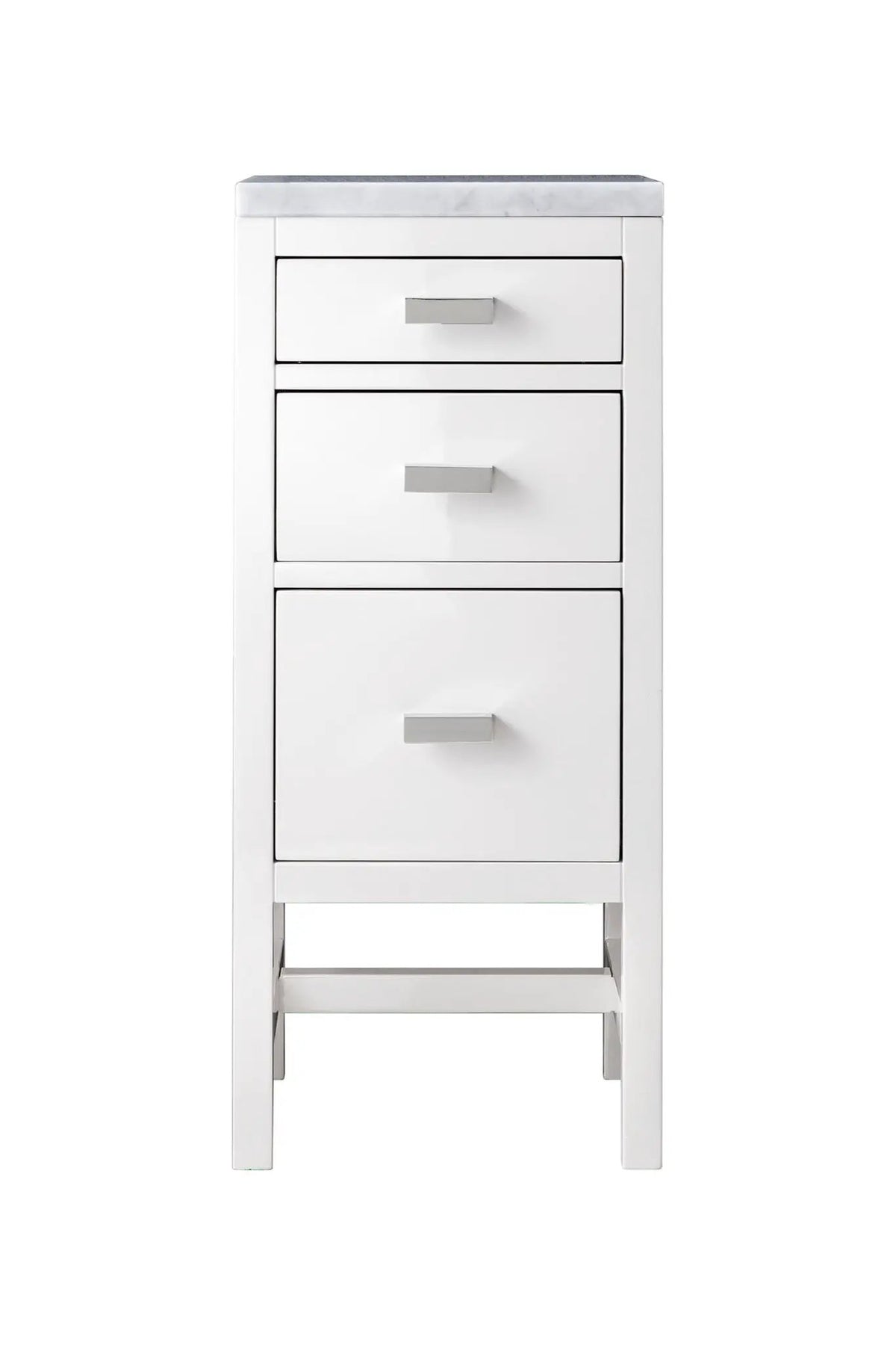 James Martin Addison 15" Base Cabinet, Glossy White by James Martin