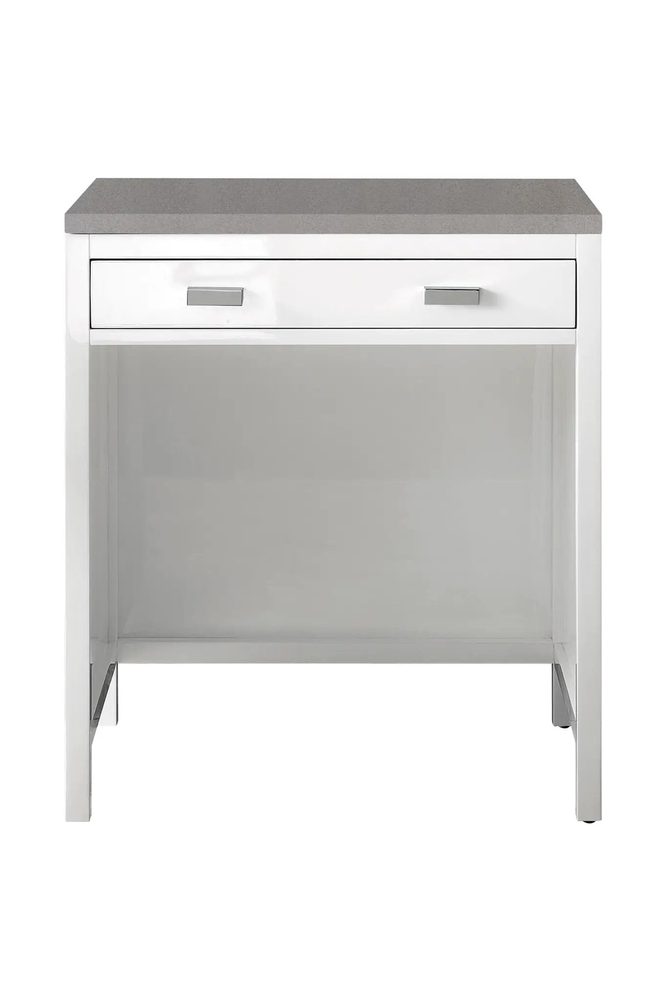 James Martin Addison 30" Countertop Unit, Glossy White by James Martin