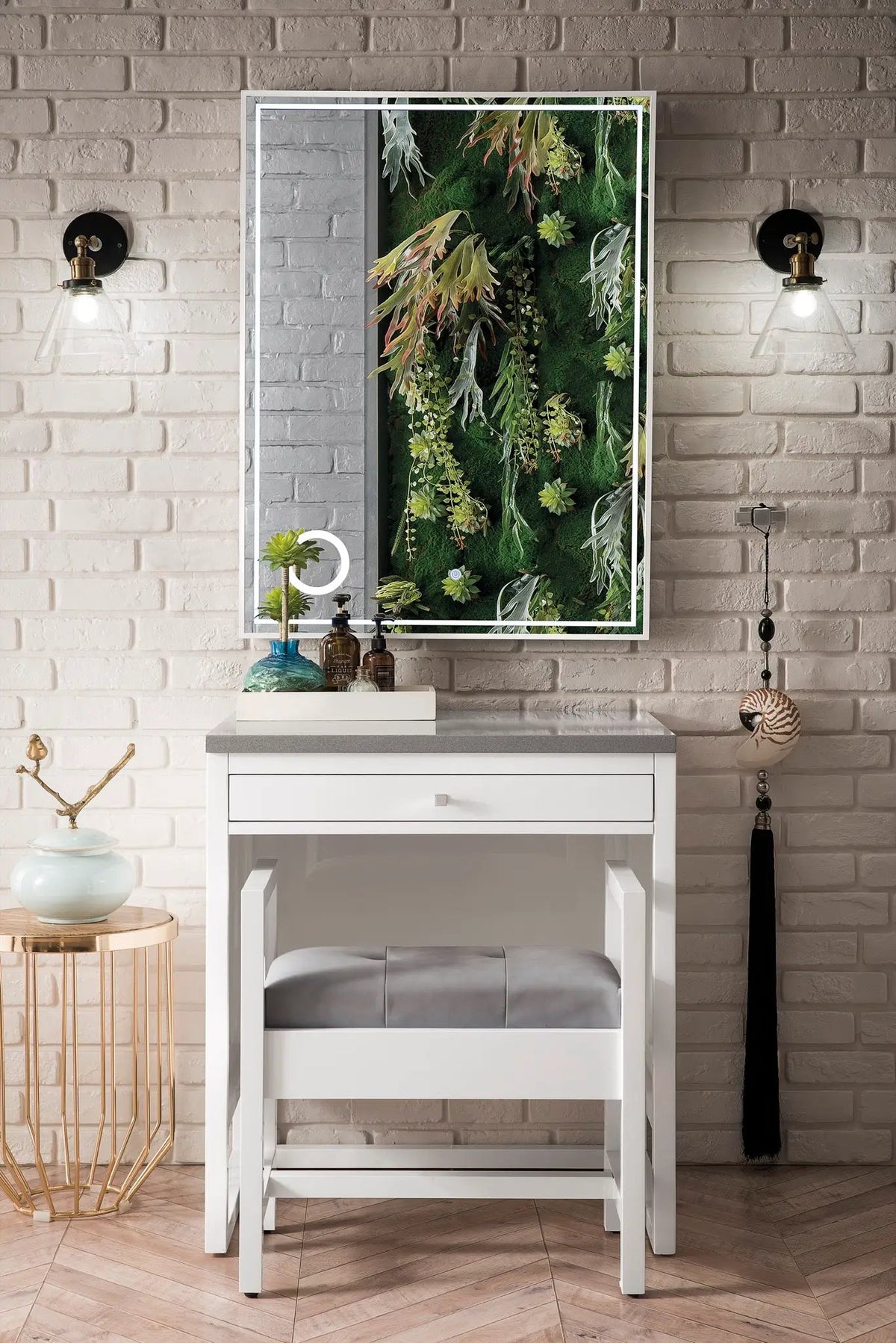 James Martin Athens 30" Countertop Unit, Glossy White, photo 16 of 17