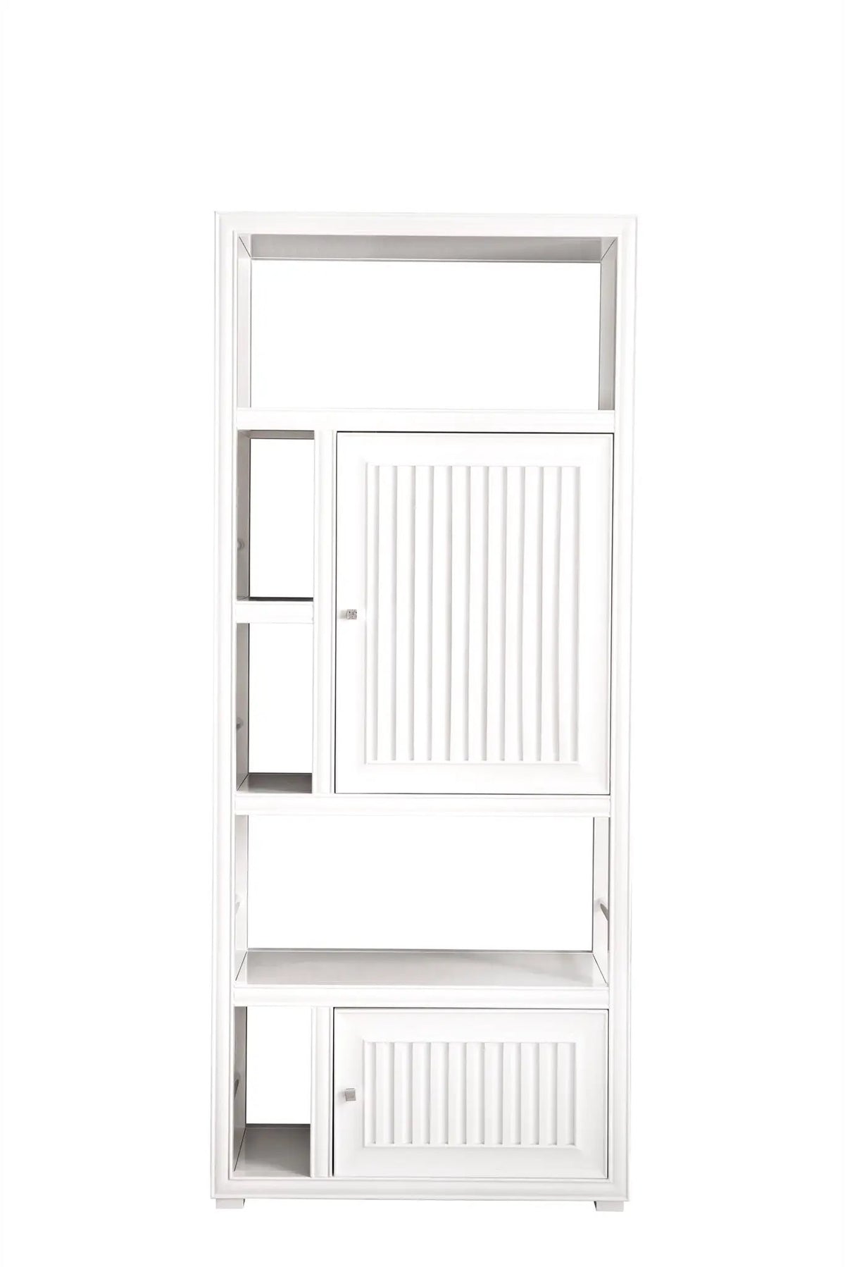 James Martin Athens 30" Linen Cabinet, Glossy White, photo 3 of 13