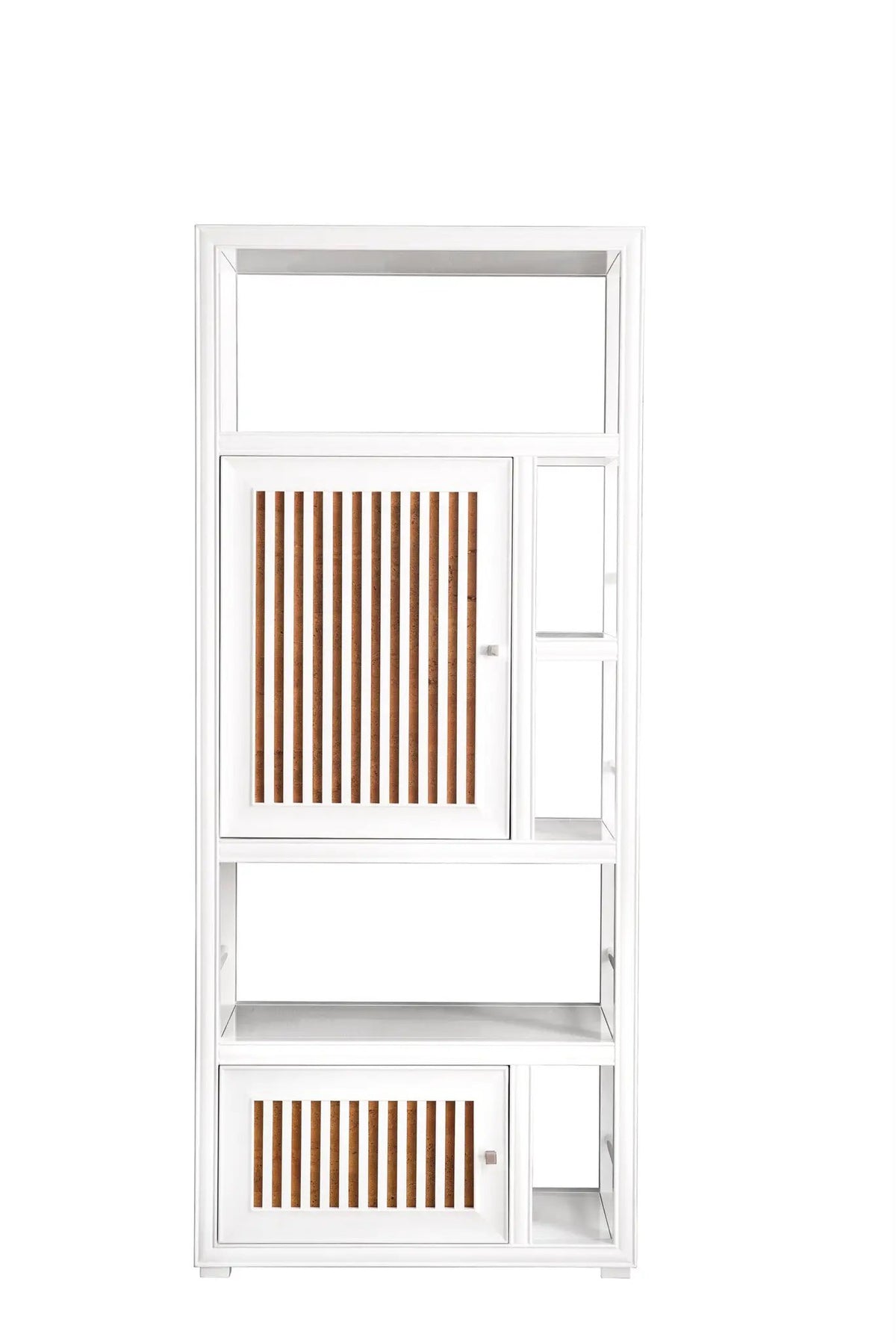 James Martin Athens 30" Linen Cabinet, Glossy White, photo 5 of 13