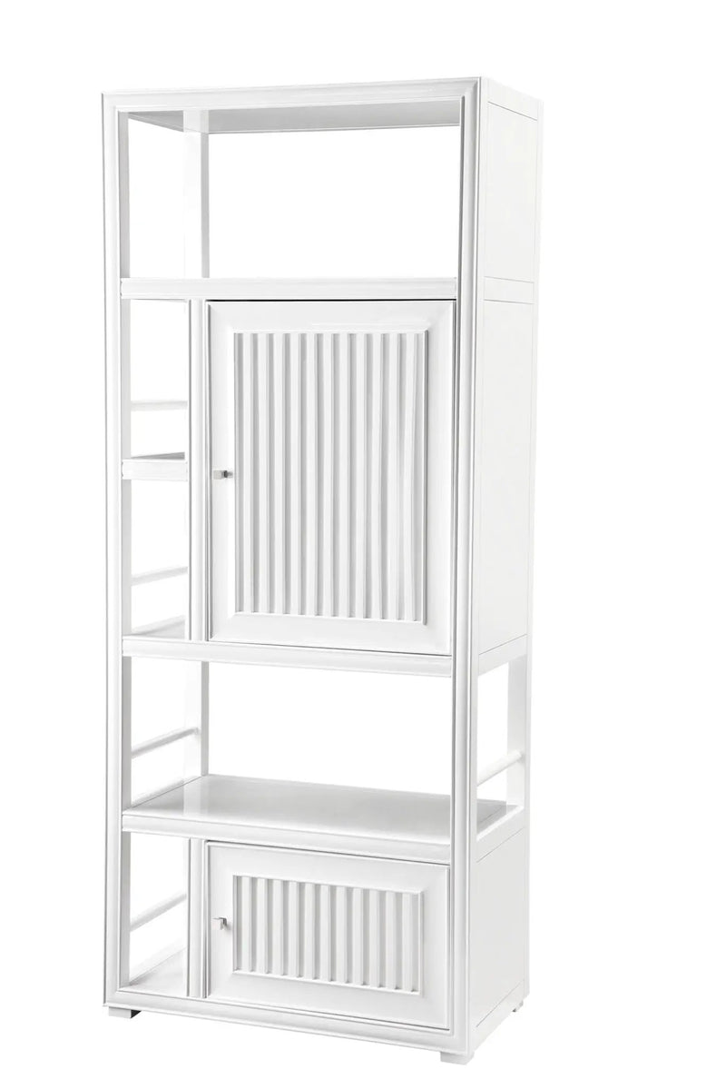 James Martin Athens 30" Linen Cabinet, Glossy White, photo 4 of 13