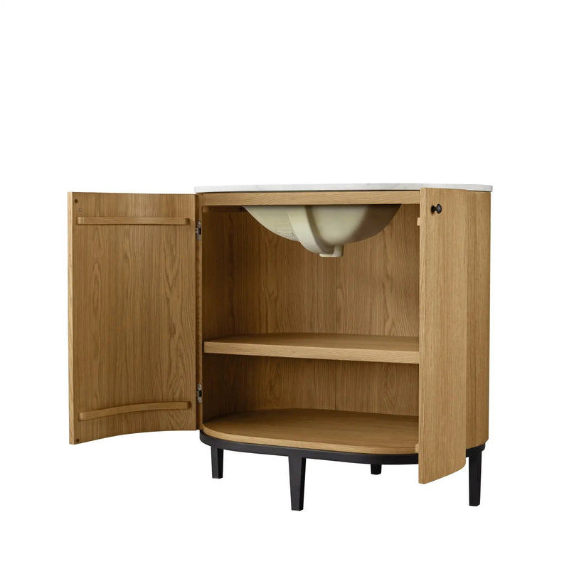 James Martin Bellamy 36" Single Bathroom Vanity, Rustic Oak, photo 11 of 12