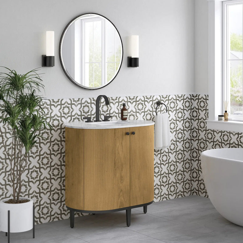 James Martin Bellamy 36" Single Bathroom Vanity, Rustic Oak, photo 9 of 12