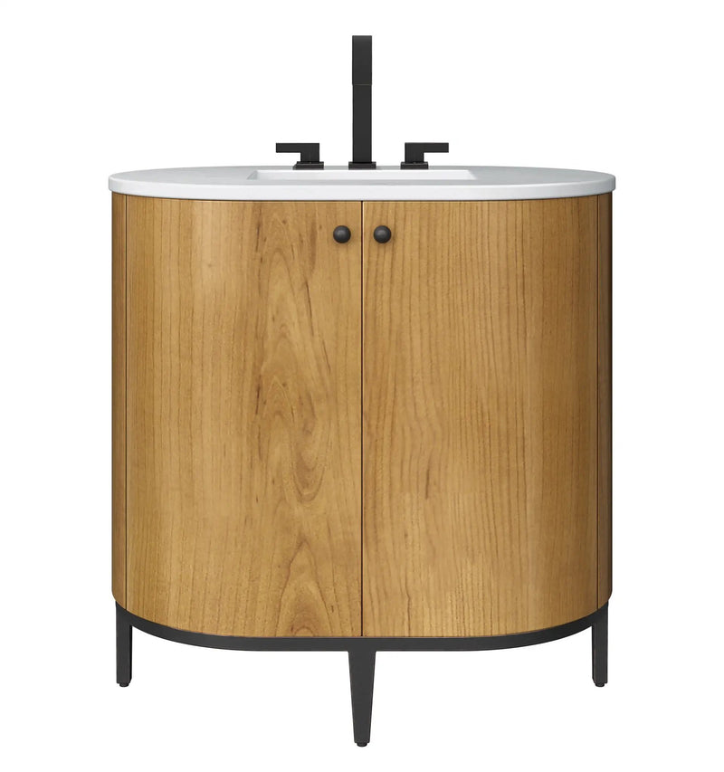 James Martin Bellamy 36" Single Bathroom Vanity, Rustic Oak, photo 6 of 12