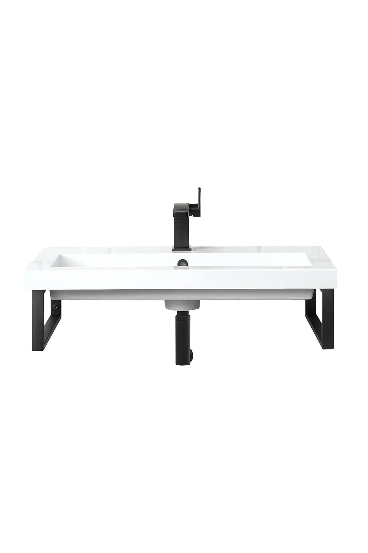 James Martin Boston 15.25" Floating Wall Bracket, Matte Black by James Martin