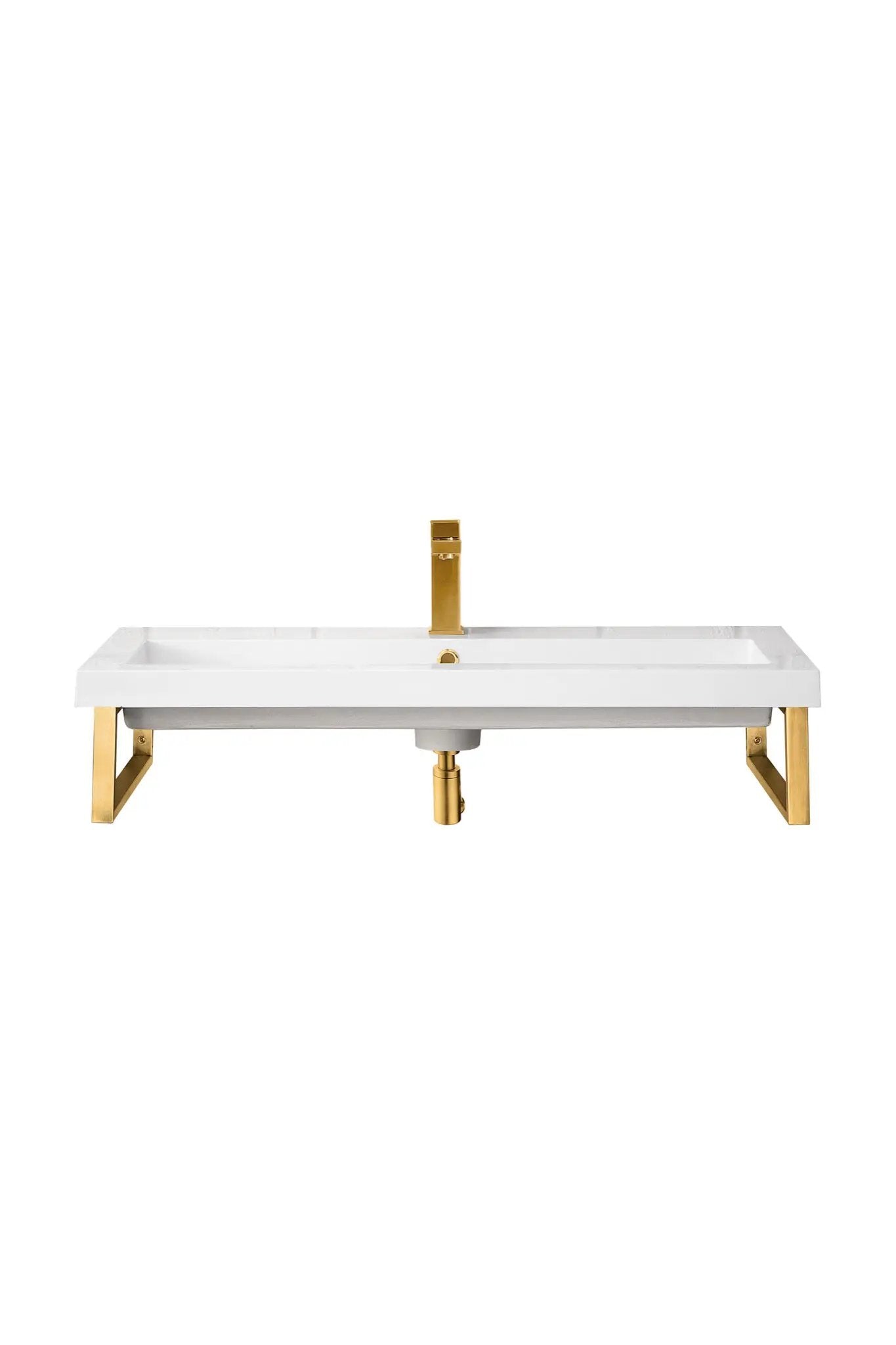 James Martin Boston 15.25" Floating Wall Bracket, Radiant Gold by James Martin