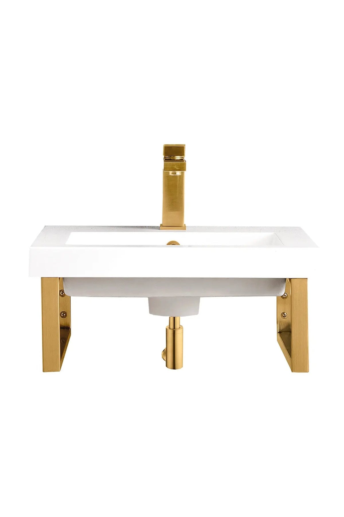 James Martin Boston 15.25" Floating Wall Bracket, Radiant Gold by James Martin