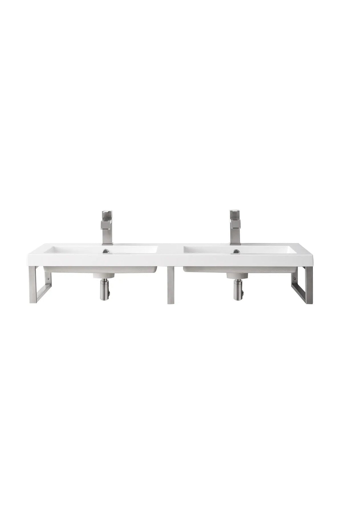 James Martin Boston 18" Floating Wall Bracket, Brushed Nickel by James Martin