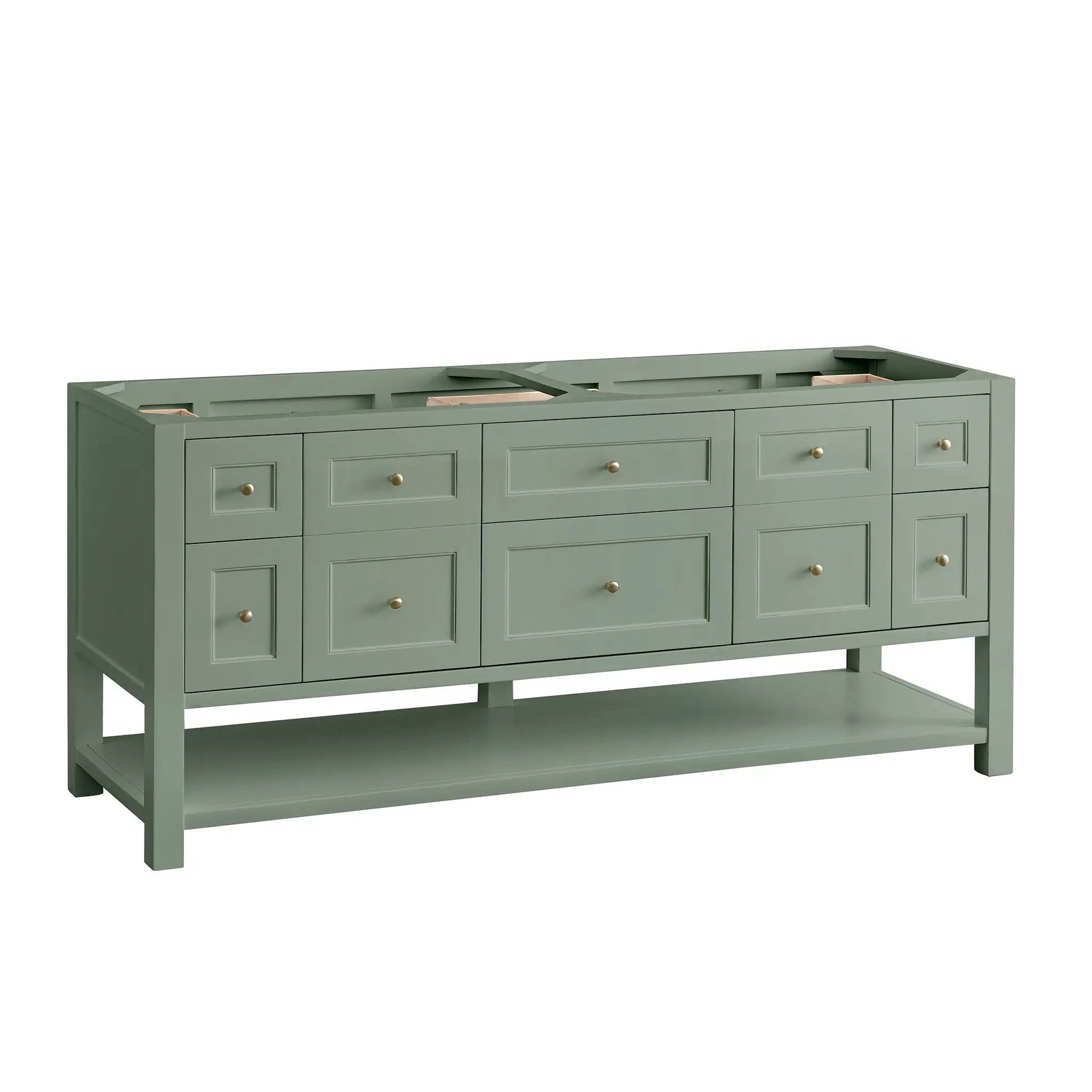 James Martin Breckenridge 72" Double Bathroom Vanity, Smokey Celadon by James Martin