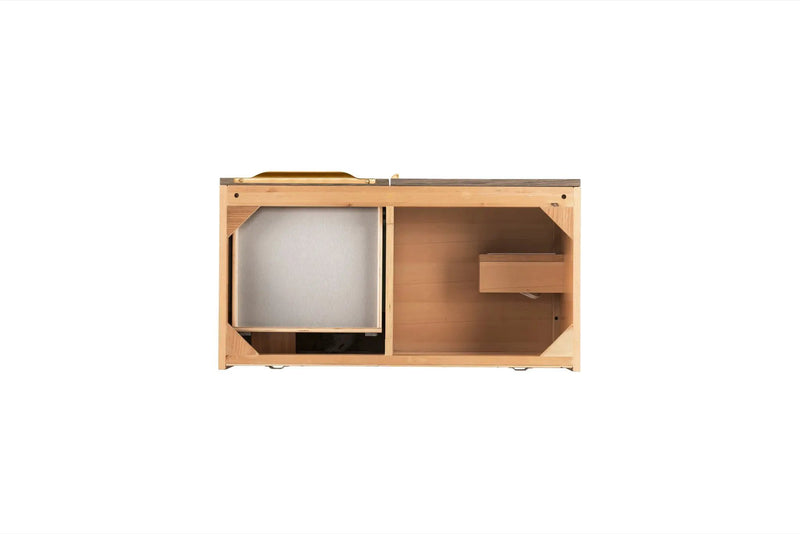 James Martin Columbia 36" Single Vanity Cabinet, Ash Gray, photo 6 of 7