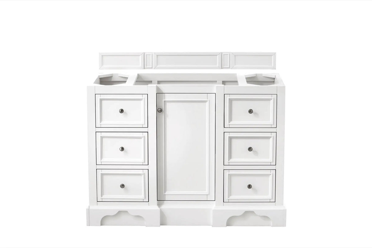 James Martin De Soto 48" Single Bathroom Vanity, Bright White by James Martin