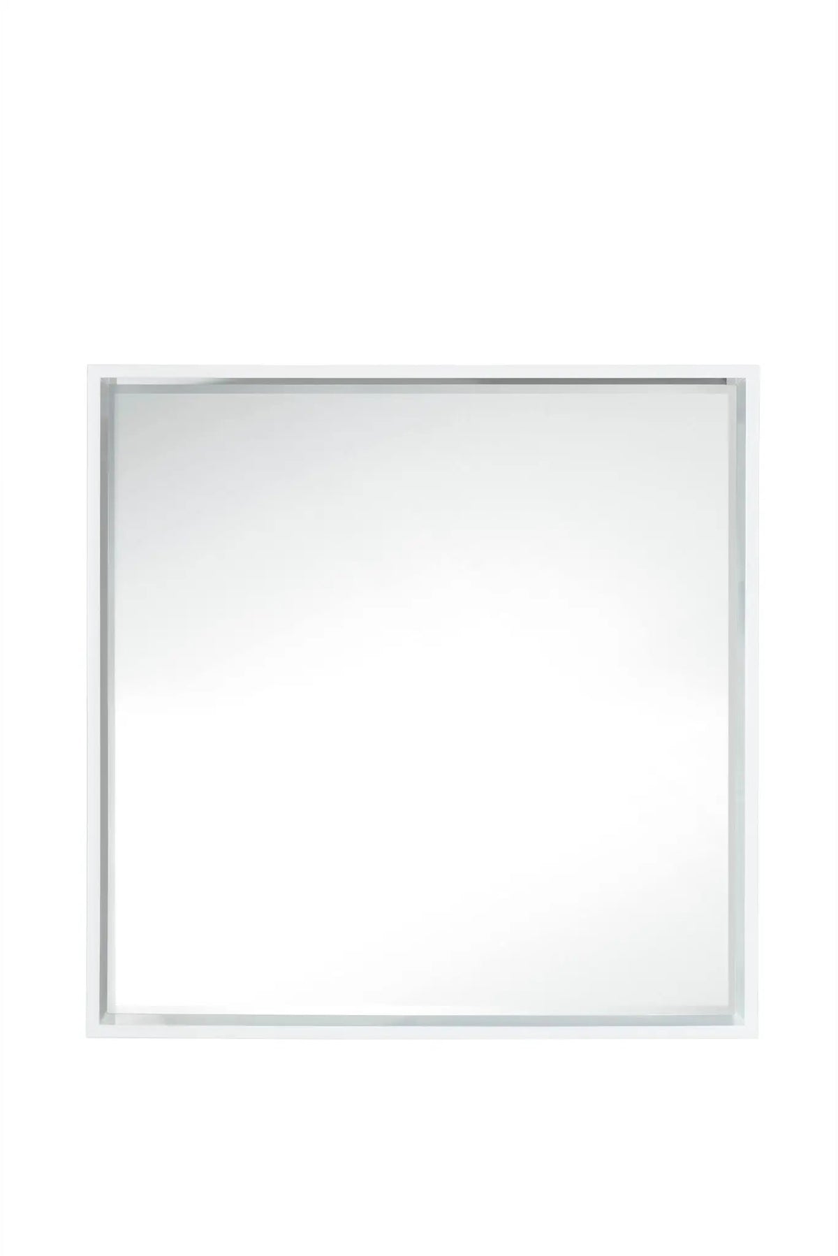 James Martin Milan 35.4" Mirror, Glossy White, photo 2 of 3