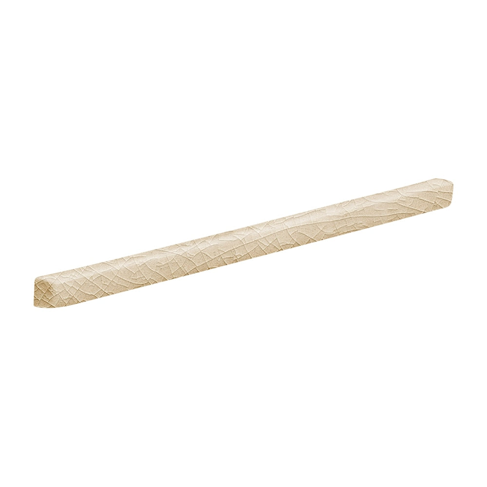 Jasmine Crackled Edge Trim Ceramic Moldings 3/8x6 Ceramic Crackled 2x6 Moldings