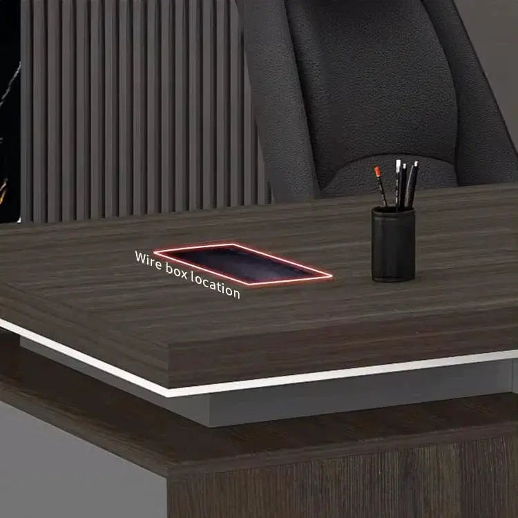 Leeds · Modern Executive L-Shaped Desk by Arc Grove