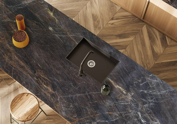 Jatoba Brown Textured Quartzite Slab Random room scene
