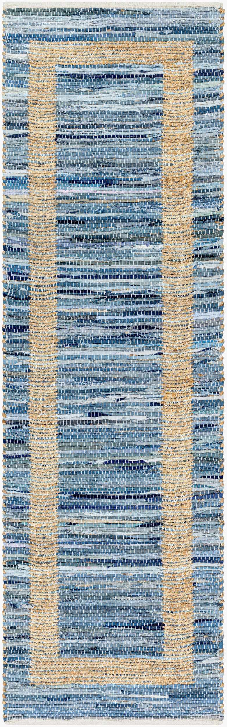 Ghita Recycled Blue Jean Rug - Clearance by Boutique Rugs