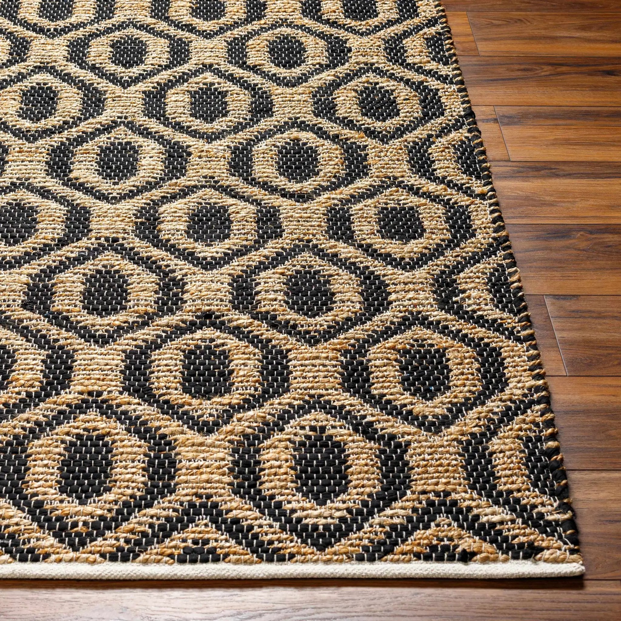 Isaye Charcoal Area Rug - Clearance by Boutique Rugs