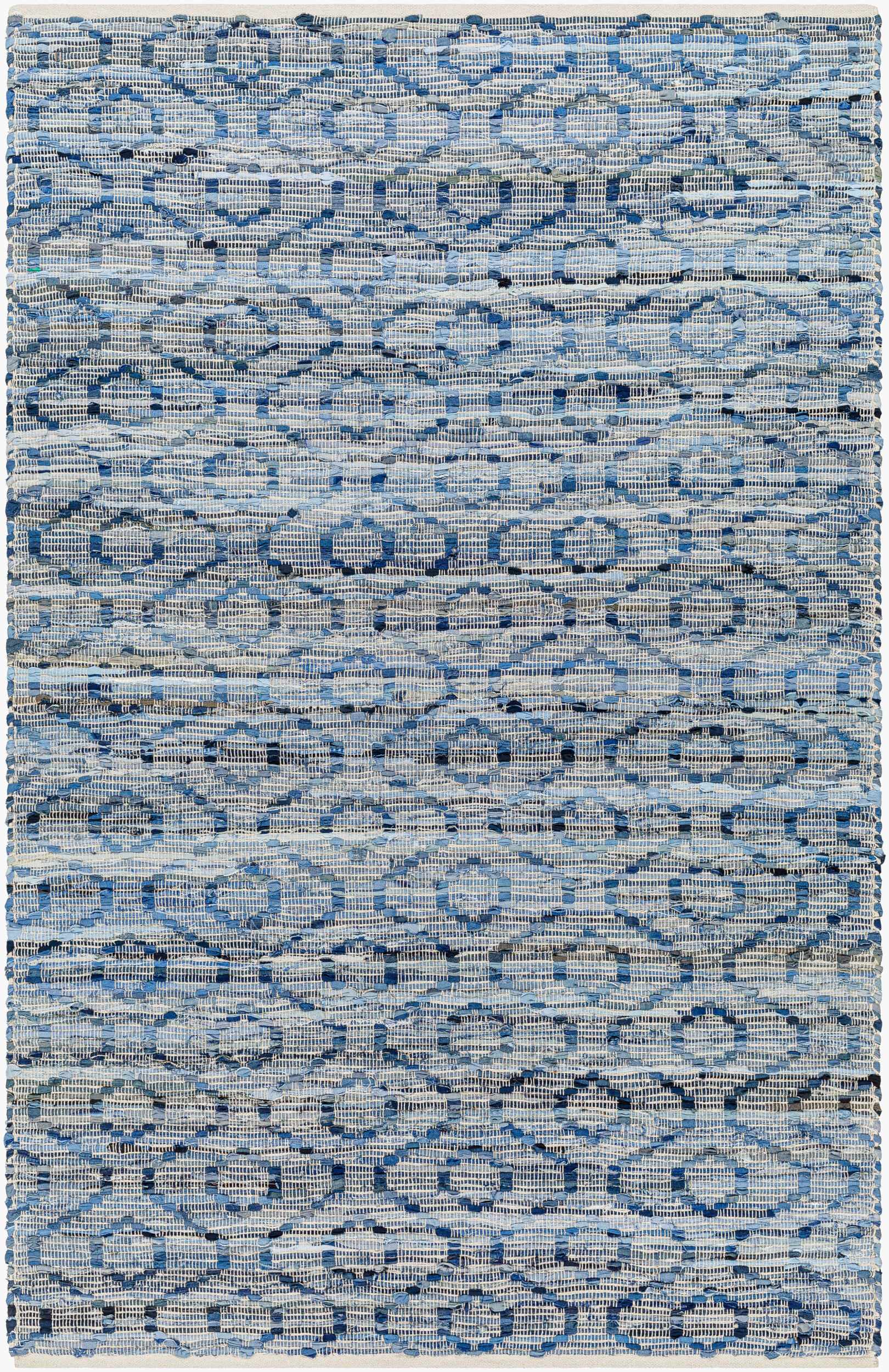 Gurit Blue & Brown Area Rug - Clearance by Boutique Rugs