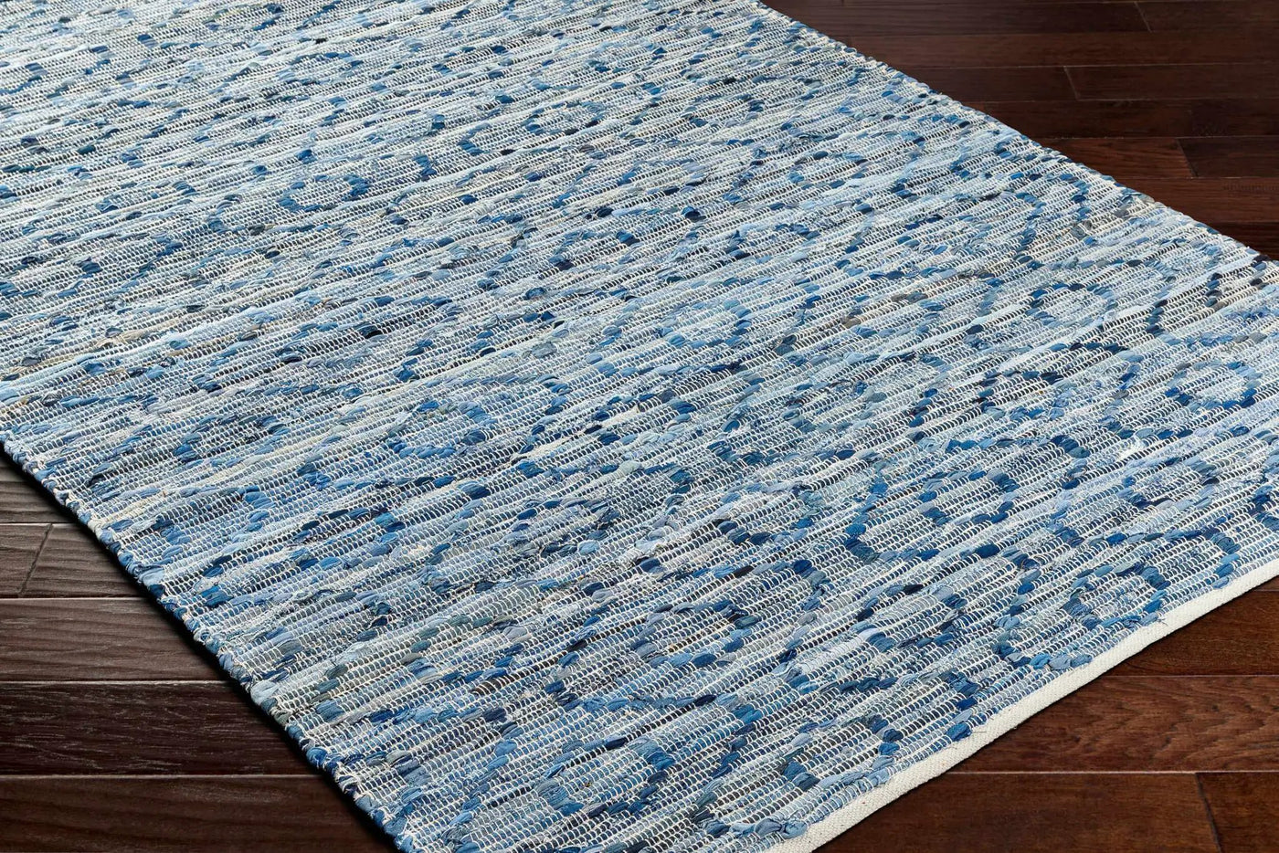 Gurit Blue & Brown Area Rug - Clearance by Boutique Rugs
