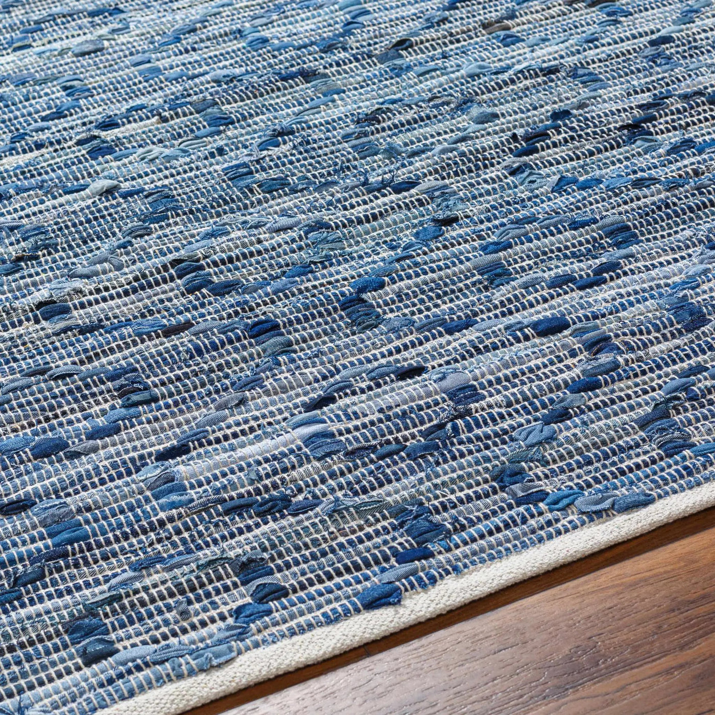 Gurit Blue & Brown Area Rug - Clearance by Boutique Rugs