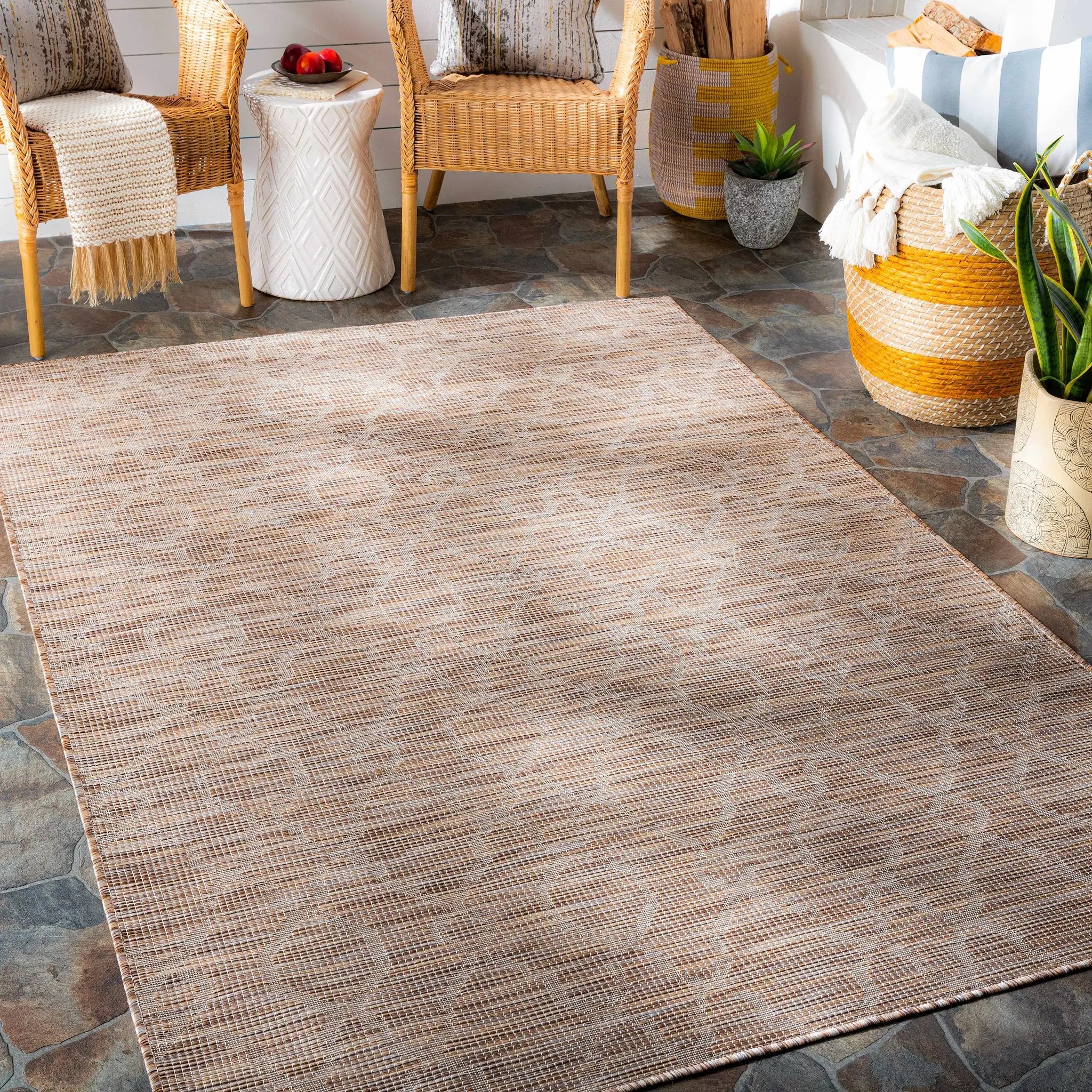 Jerramungup Flatweave Outdoor Area Carpet - Clearance by Boutique Rugs