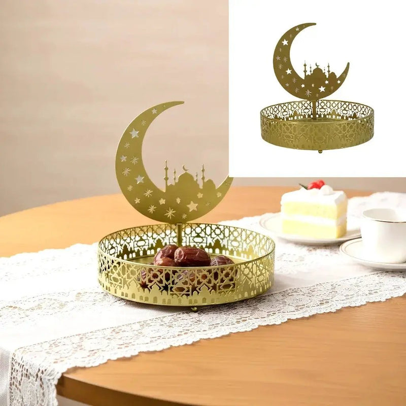 Jewelry Organizer - Metal Star Moon Theme Tray by House Of Avana