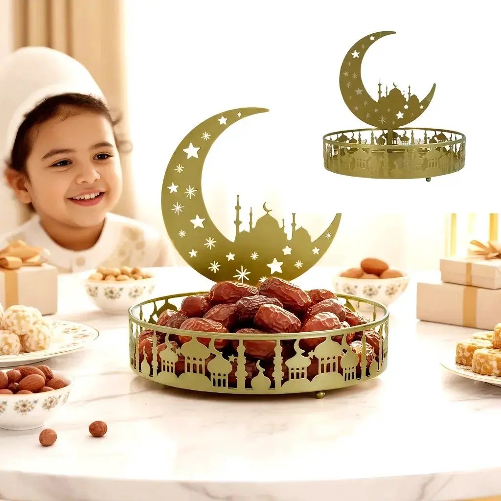 Jewelry Organizer - Metal Star Moon Theme Tray by House Of Avana