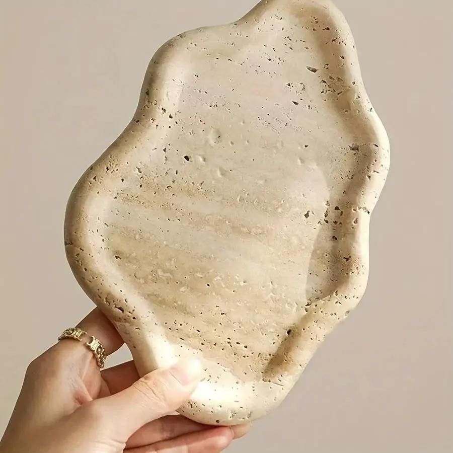 Jewelry Tray - 2-Layer Marble Cloud by House Of Avana