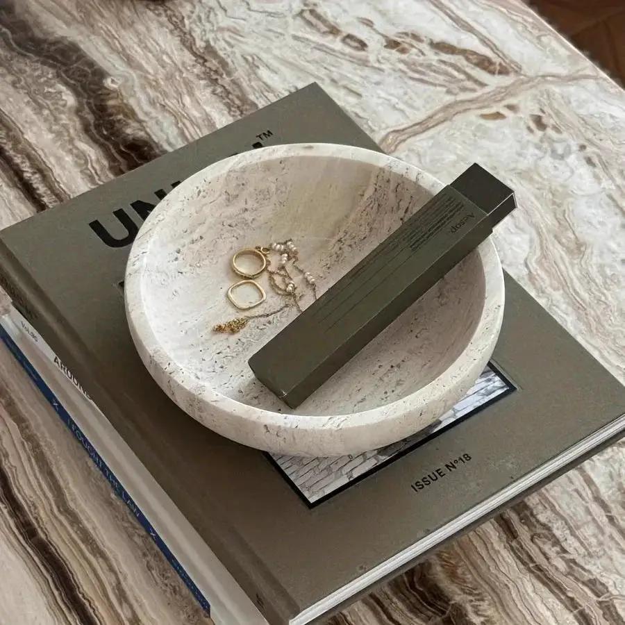 Jewelry Tray - Decorative Stone Table by House Of Avana