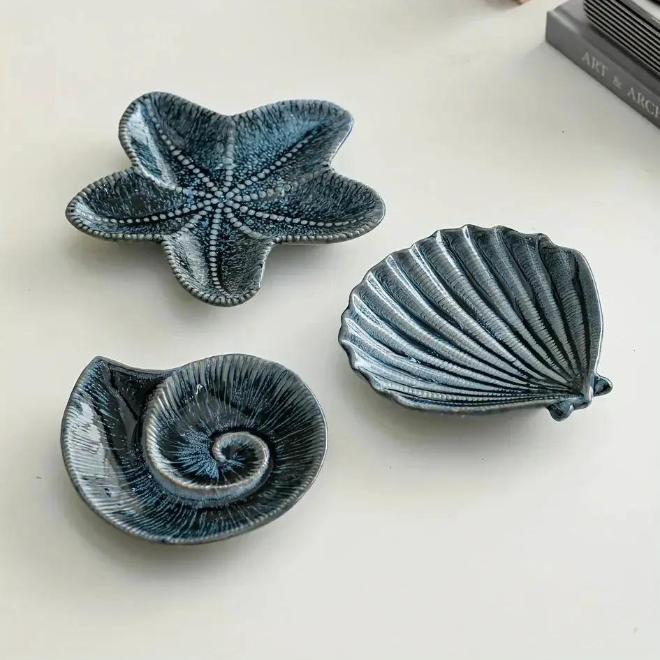 Jewelry Tray - Dual-Color Ceramic Starfish by House Of Avana
