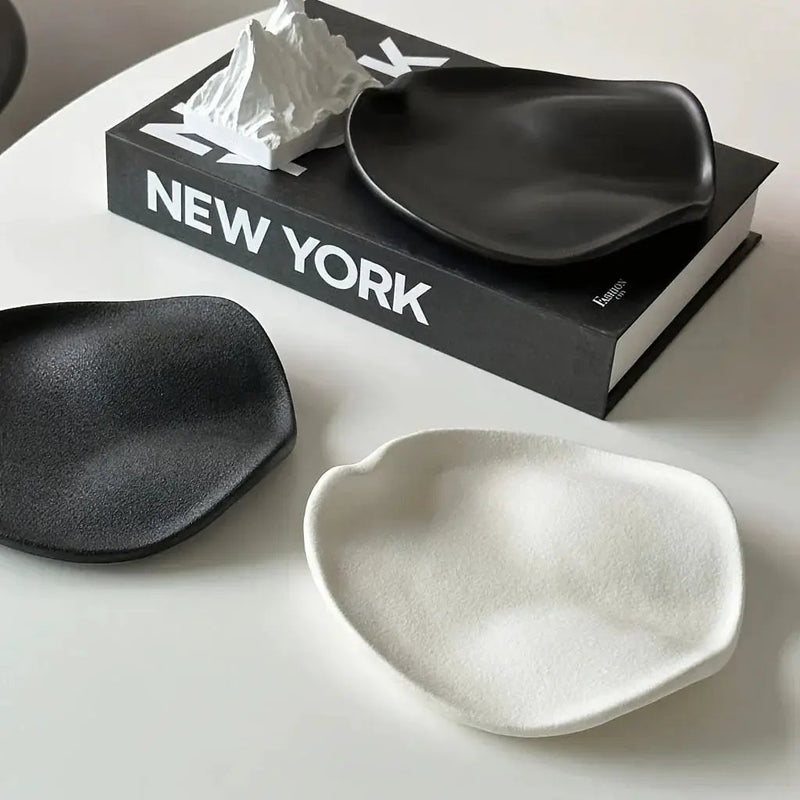 Jewelry Tray - Multifunctional Ceramic Black by House Of Avana