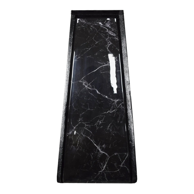 Black Faux Marble 24-in Cast Aluminum Downspout Gutter Splash Block by Sharicks