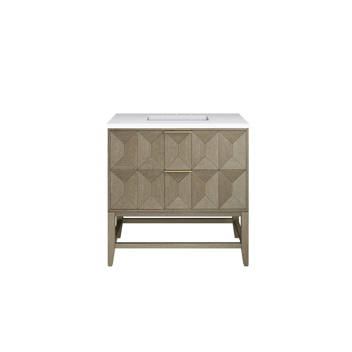 James Martin Emmeline 36" Single Bathroom Vanity, Pebble Oak, view 22