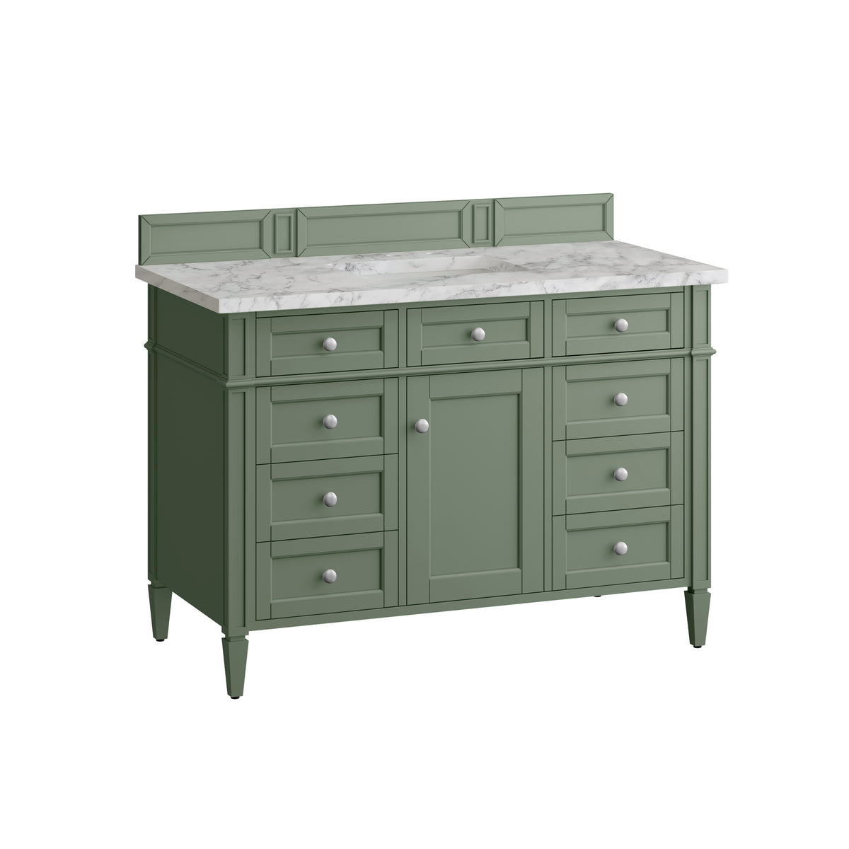 James Martin Brittany 48" Single Bathroom Vanity, Smokey Celadon, view 39