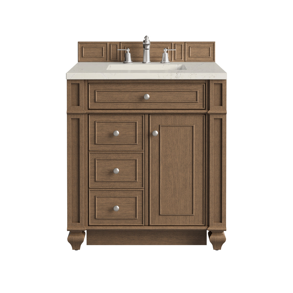 James Martin Bristol 30" Single Bathroom Vanity, Saddle Brown, view 29
