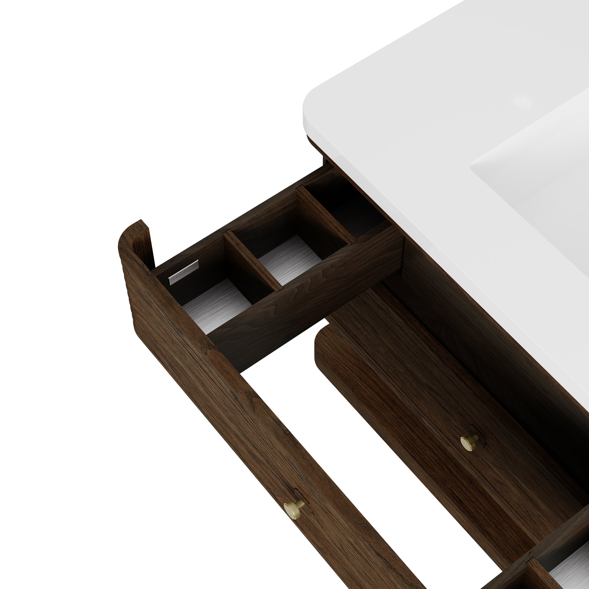 James Martin Allamari 36" Floating Single Bathroom Vanity, Sable by James Martin
