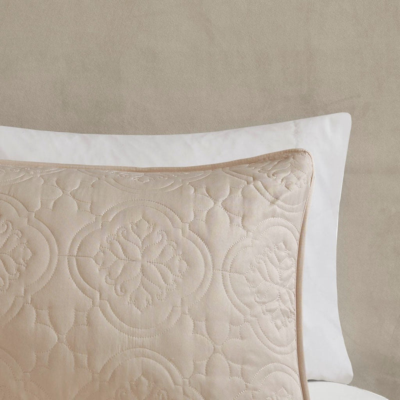 3 Piece Reversible Bedspread Set Khaki Full/Queen, photo 3 of 11